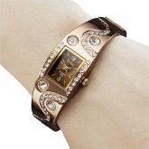Feminino Pulseira Estilo Analógico Quartz relógio do metal (